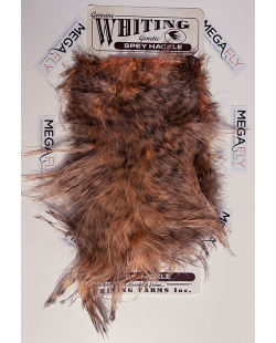 SADDLE GRIZZLY DYED SALMON