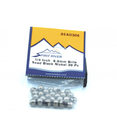 BEAD 6,3 mm BLACK