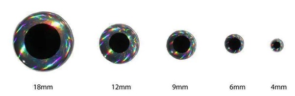 Immagine prodotto: FTS 3D EYES – Multicolor Black – 9 mm