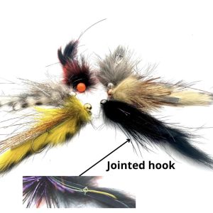 Streamer “La Bastardella Jointed” con amo snodato – Megafly