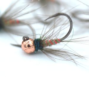 Ninfa jig Promotava con testa in tungsteno per pesca a mosca