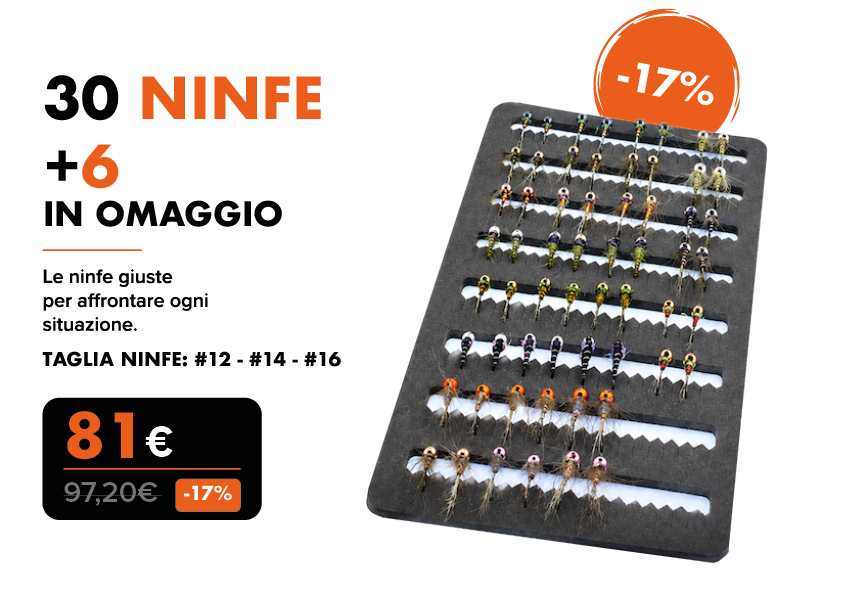 SELECTION 30 NYMPHS + 6 FREE