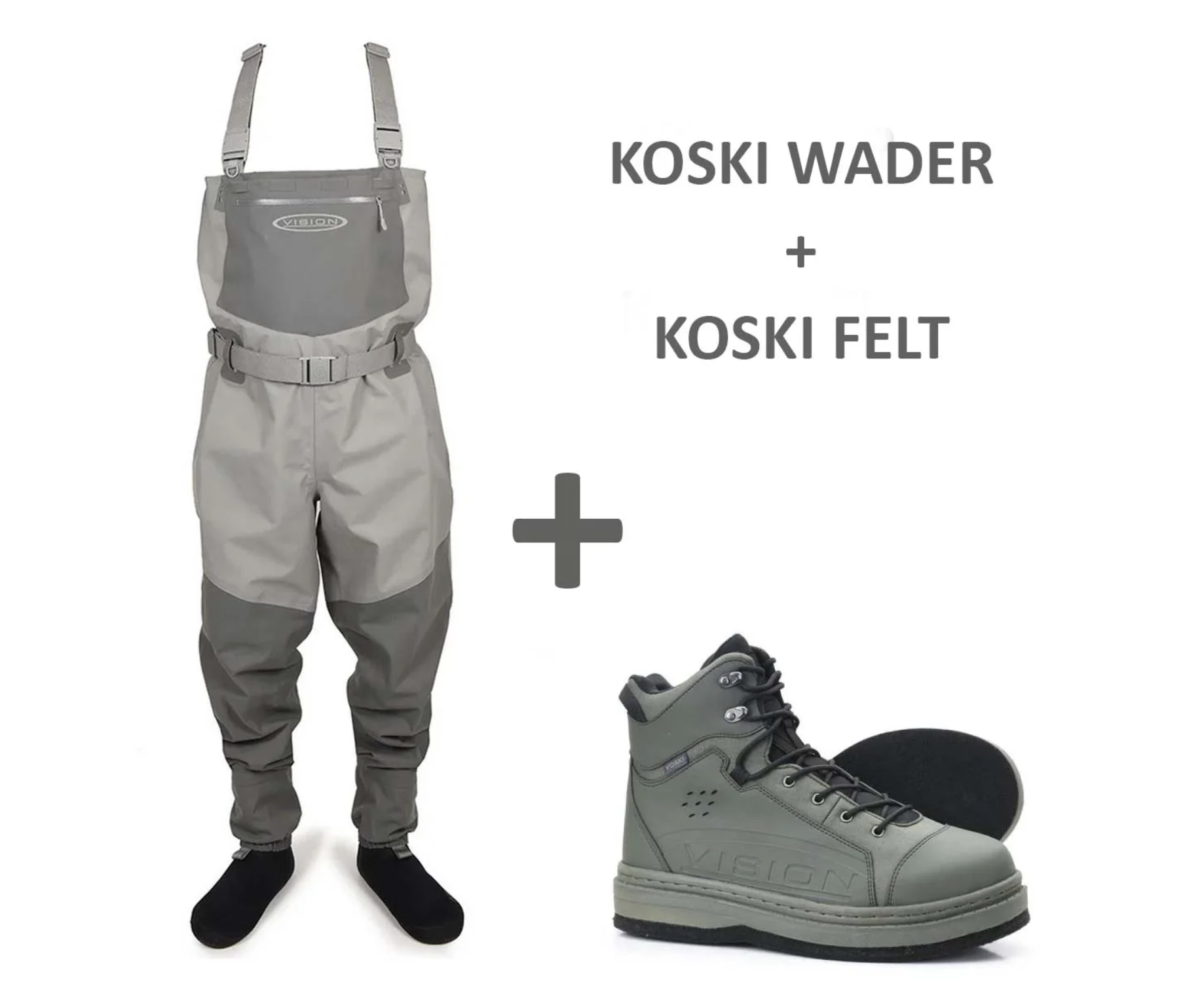 Immagine prodotto: KOSKI WADERS + SCARPONI FELTRO
