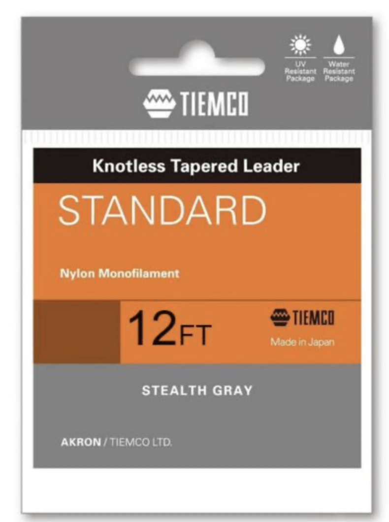 TIEMCO STANDARD TAPERED LEADER 12FT