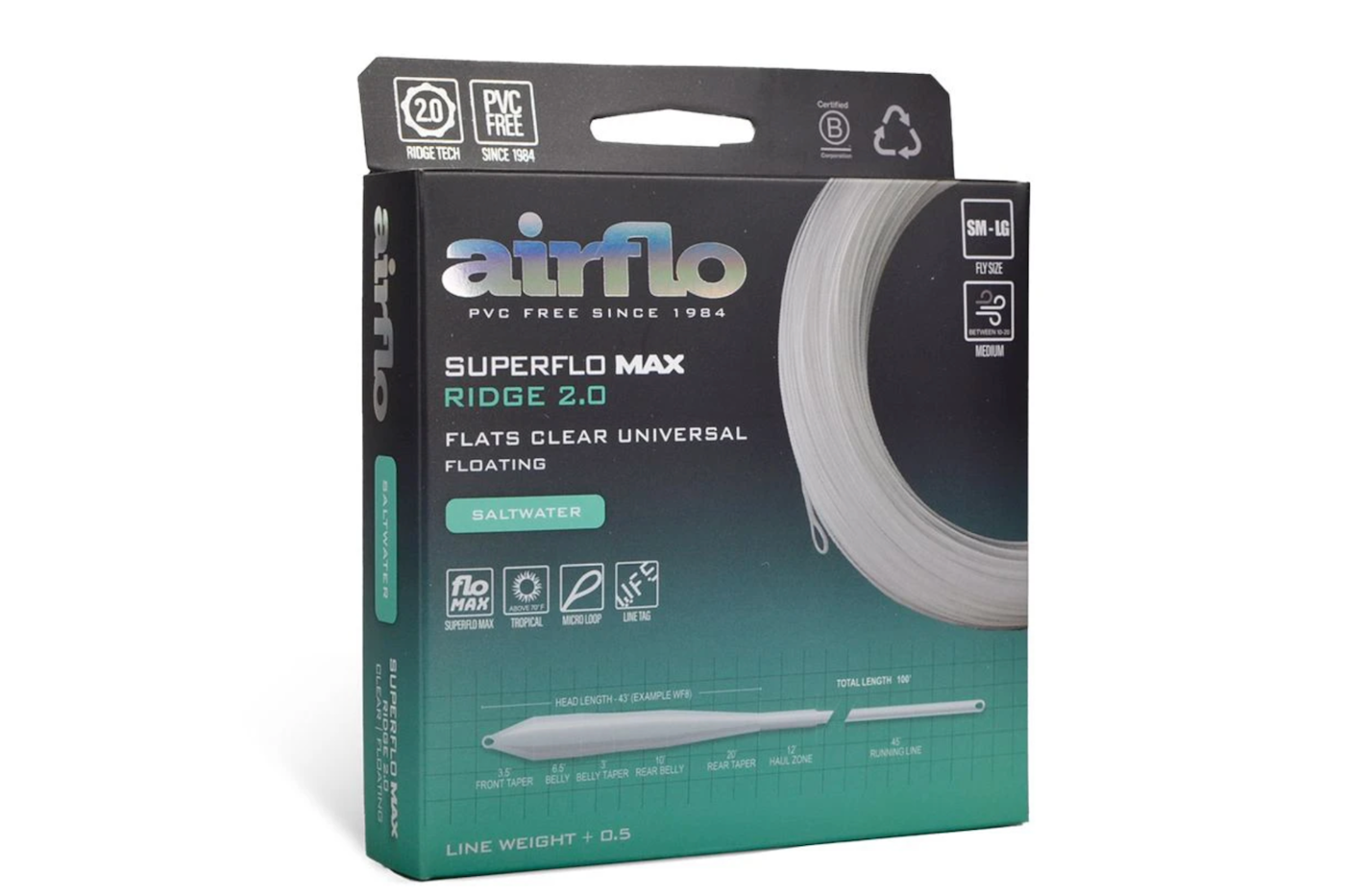Airflo Saltwater Superflo Max Ridge 2.0 Flats Universal Clear