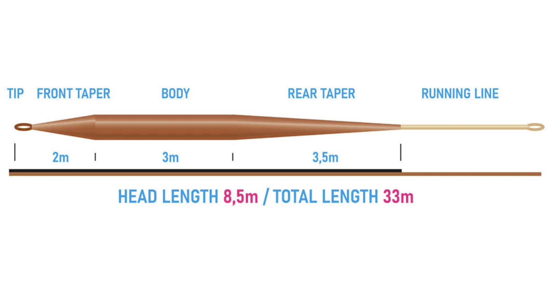 vision grand daddy+ fly line profilo coda