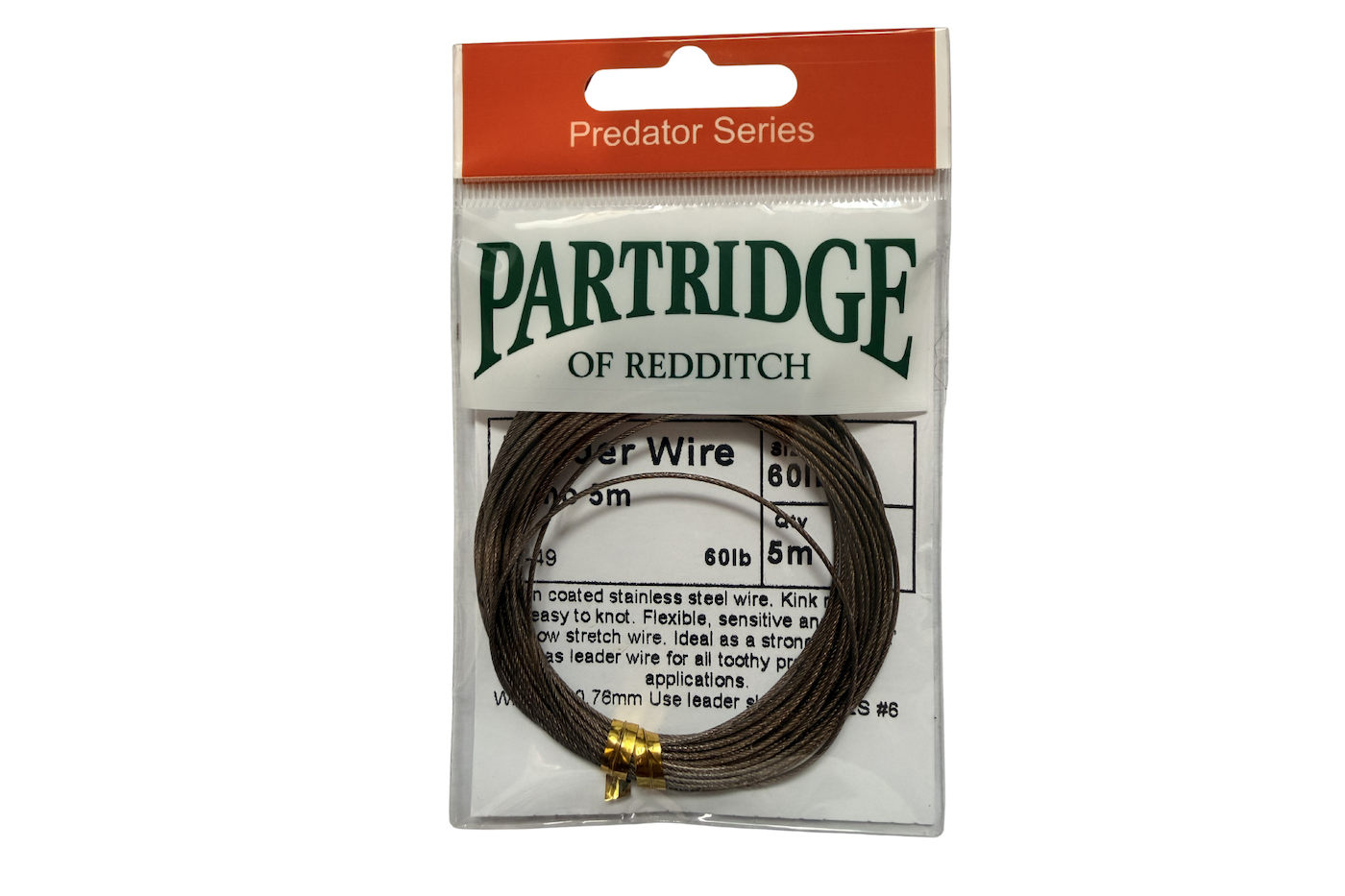 PARTRIDGE LEADER WIRE 60 LBS