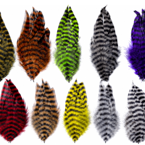Barred schlappen piume per la pesca a streamer