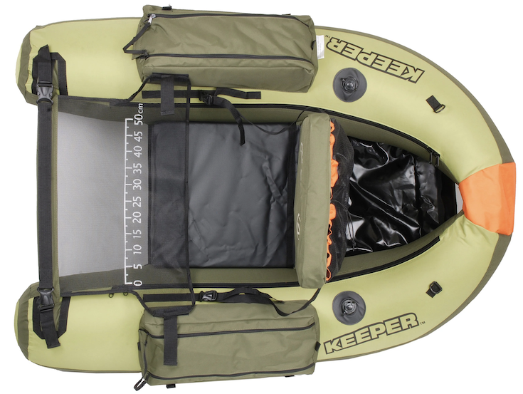 belly boat pesca al luccio keeper